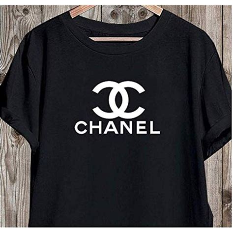 chanel logo white blouse|chanel t shirt original.